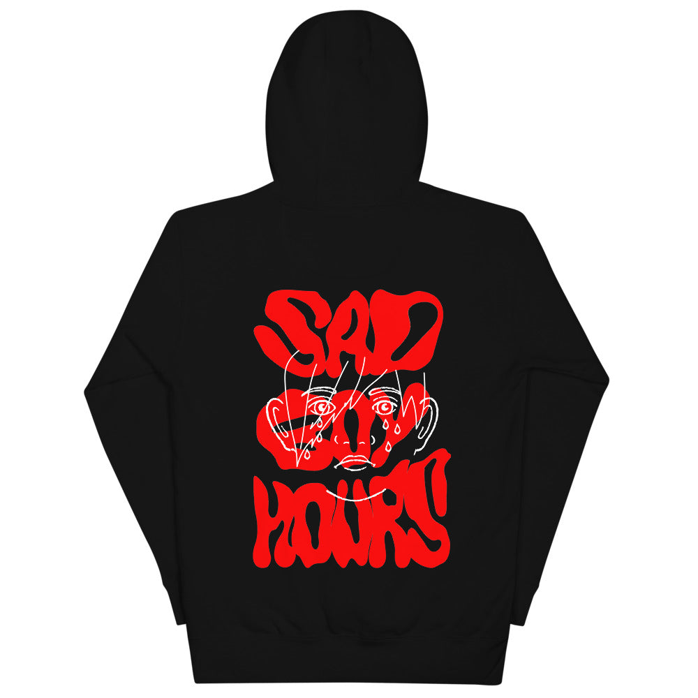 Sad boi outlet hour hoodie white